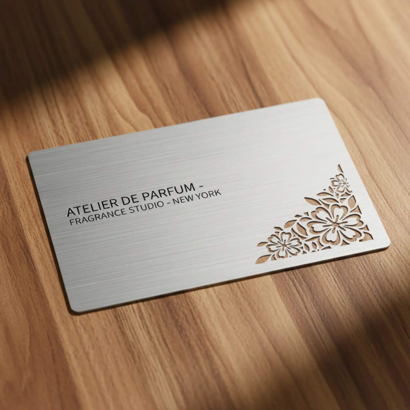 0.02" Stainless Steel Metal Business Cards (15pcs) - Image 2