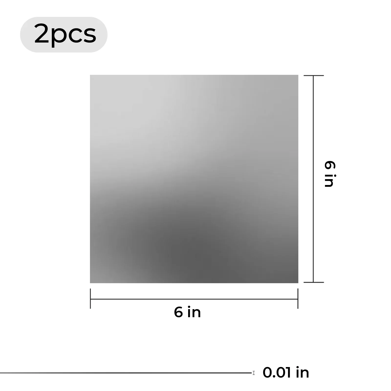 1/64" 304 Stainless Steel Sheet (2pcs) - Image 3