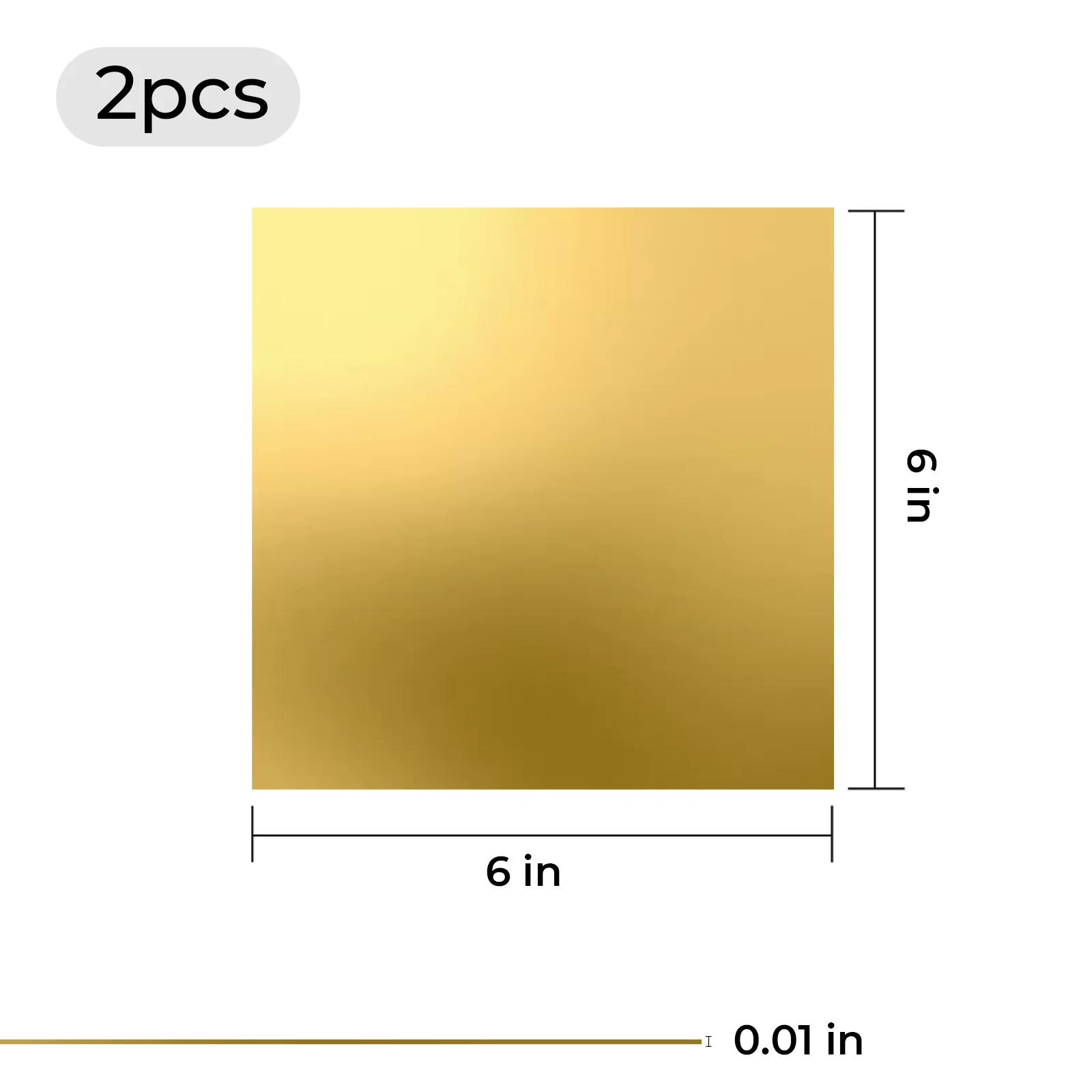 1/64“ Brass Sheet (2pcs) - Image 3