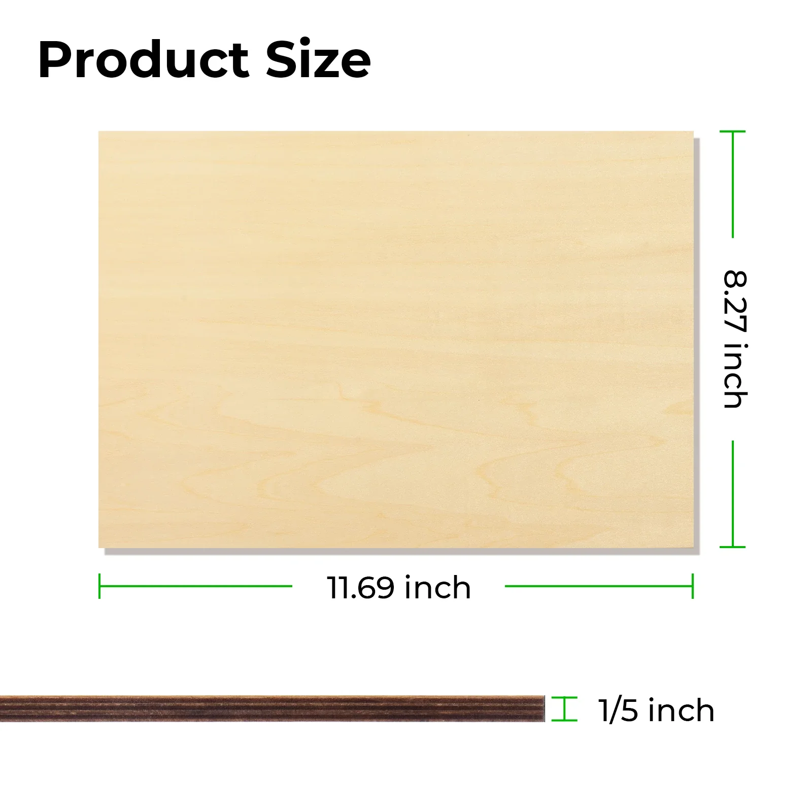 13/64" Sublimation Plywood (5pcs) - Image 2