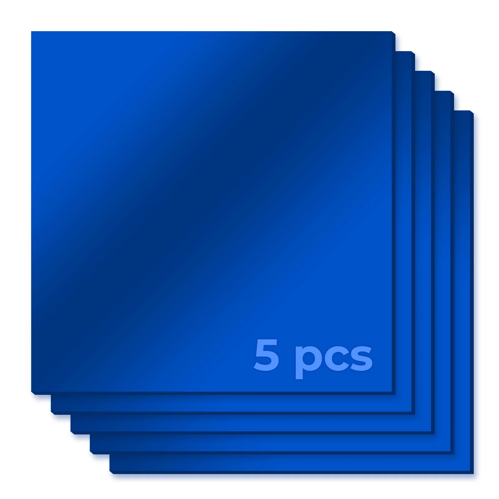 1/8" Blue Mirror Acrylic Sheet (5pcs) - Image 3