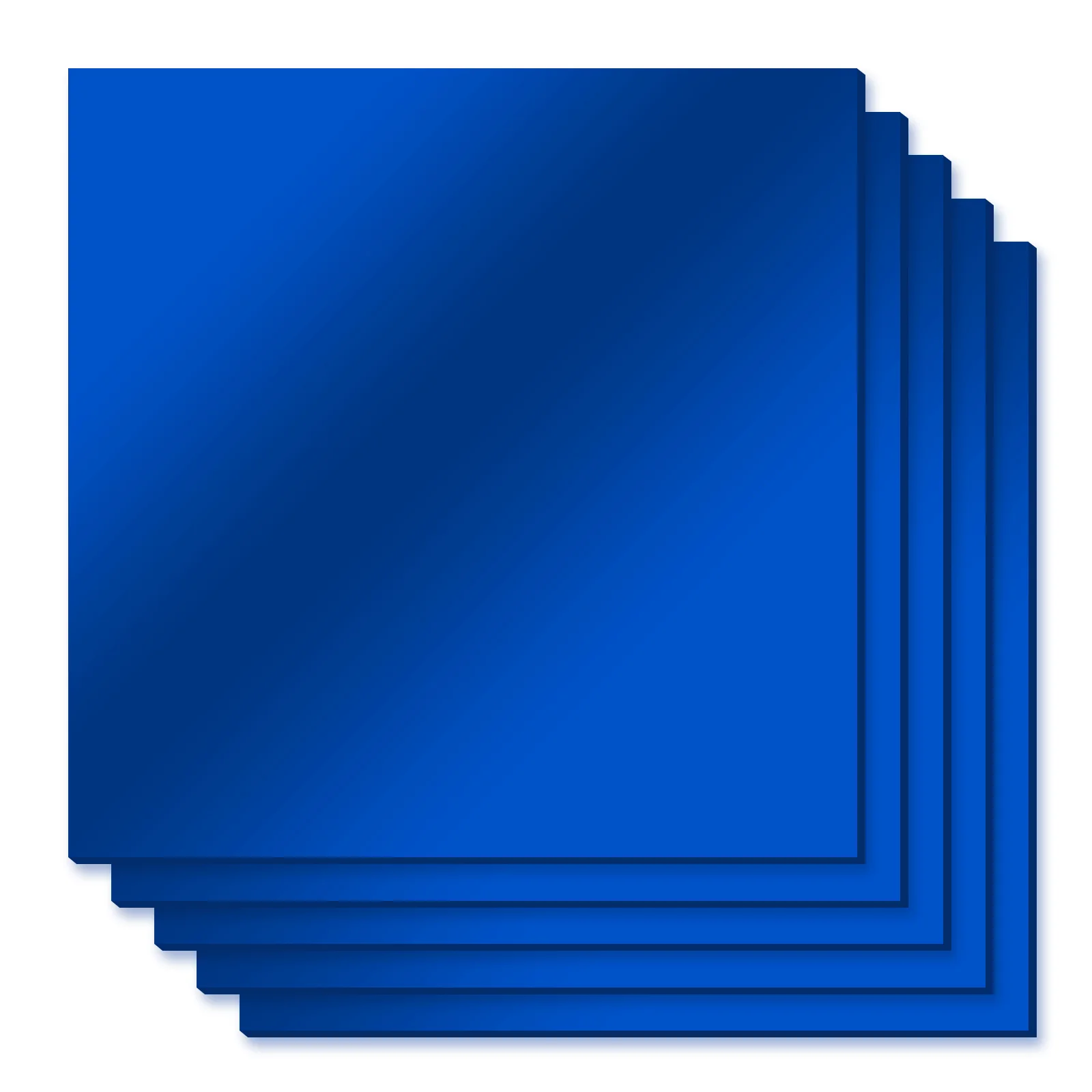 1/8" Blue Mirror Acrylic Sheet (5pcs) - Image 4