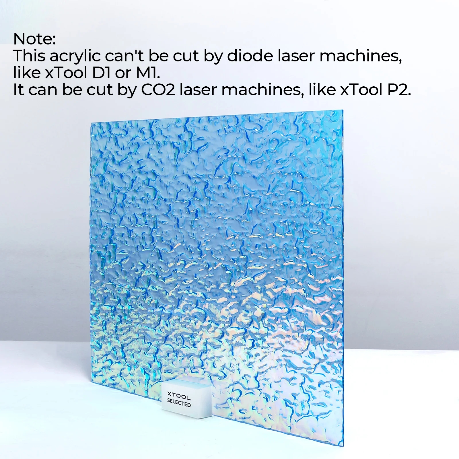 1/8" Clear Iridescent Acrylic Plexiglass Sheet (3pcs) - Image 13