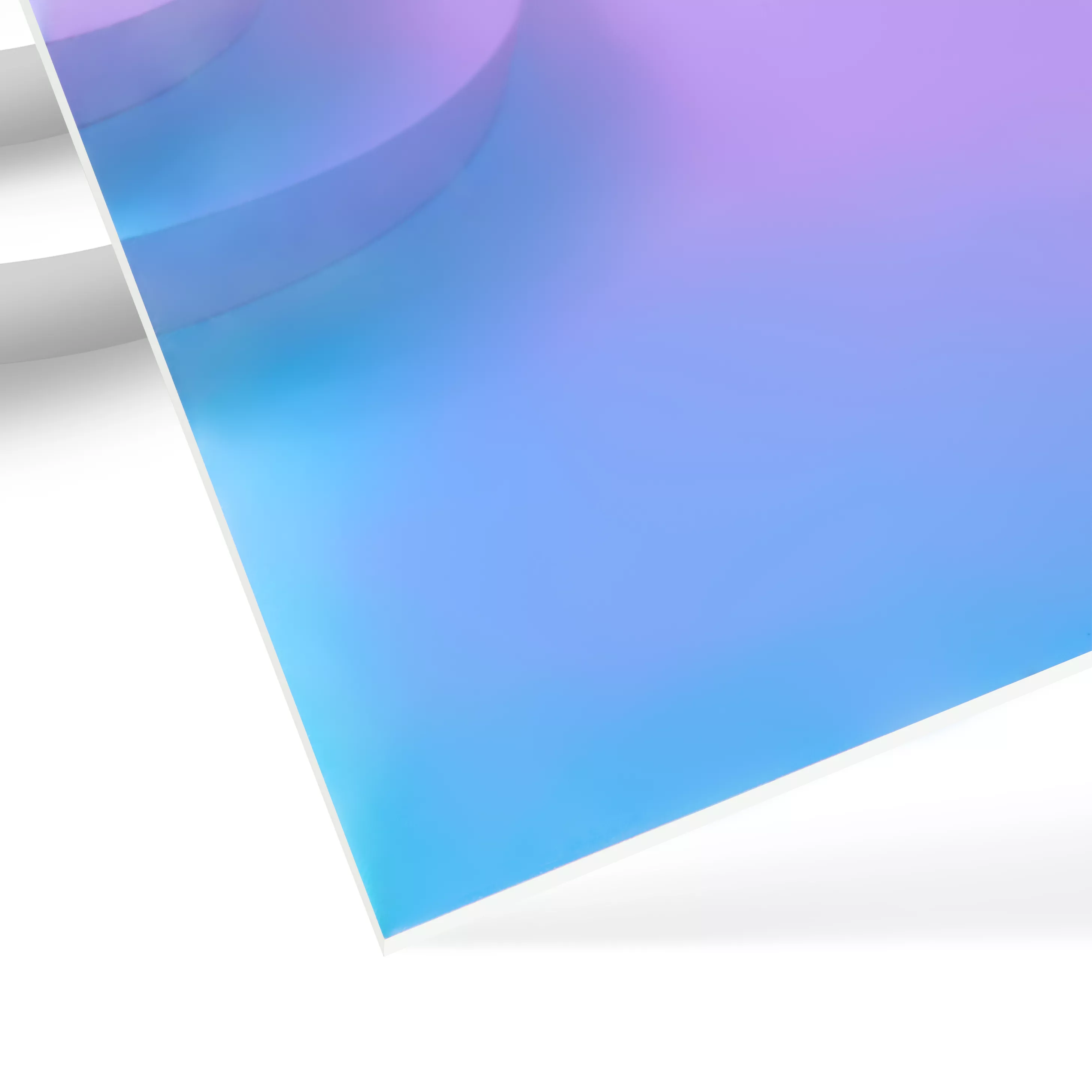1/8" Clear Iridescent Acrylic Plexiglass Sheet (3pcs) - Image 17
