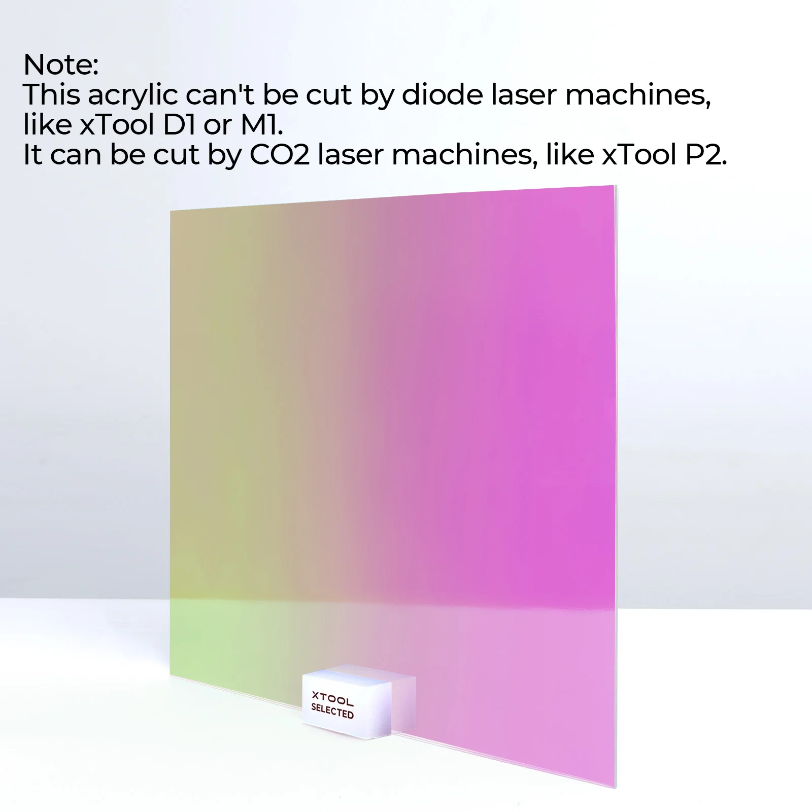 1/8" Clear Iridescent Acrylic Plexiglass Sheet (3pcs) - Image 24