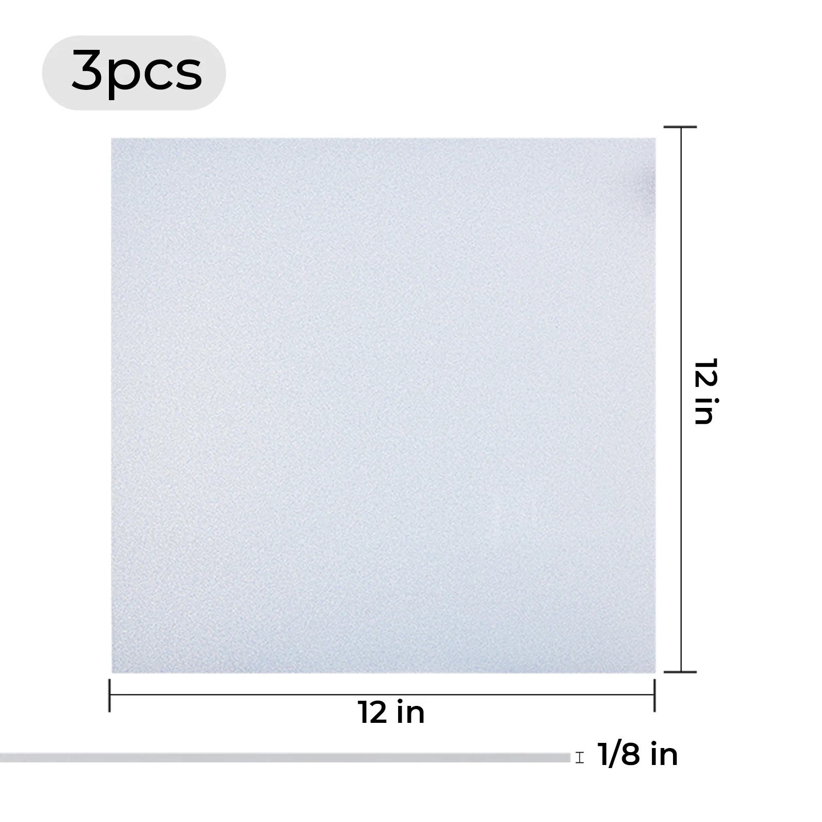1/8" Pearlescent Glitter Acrylic Plexiglass Sheet (3pcs) - Image 8