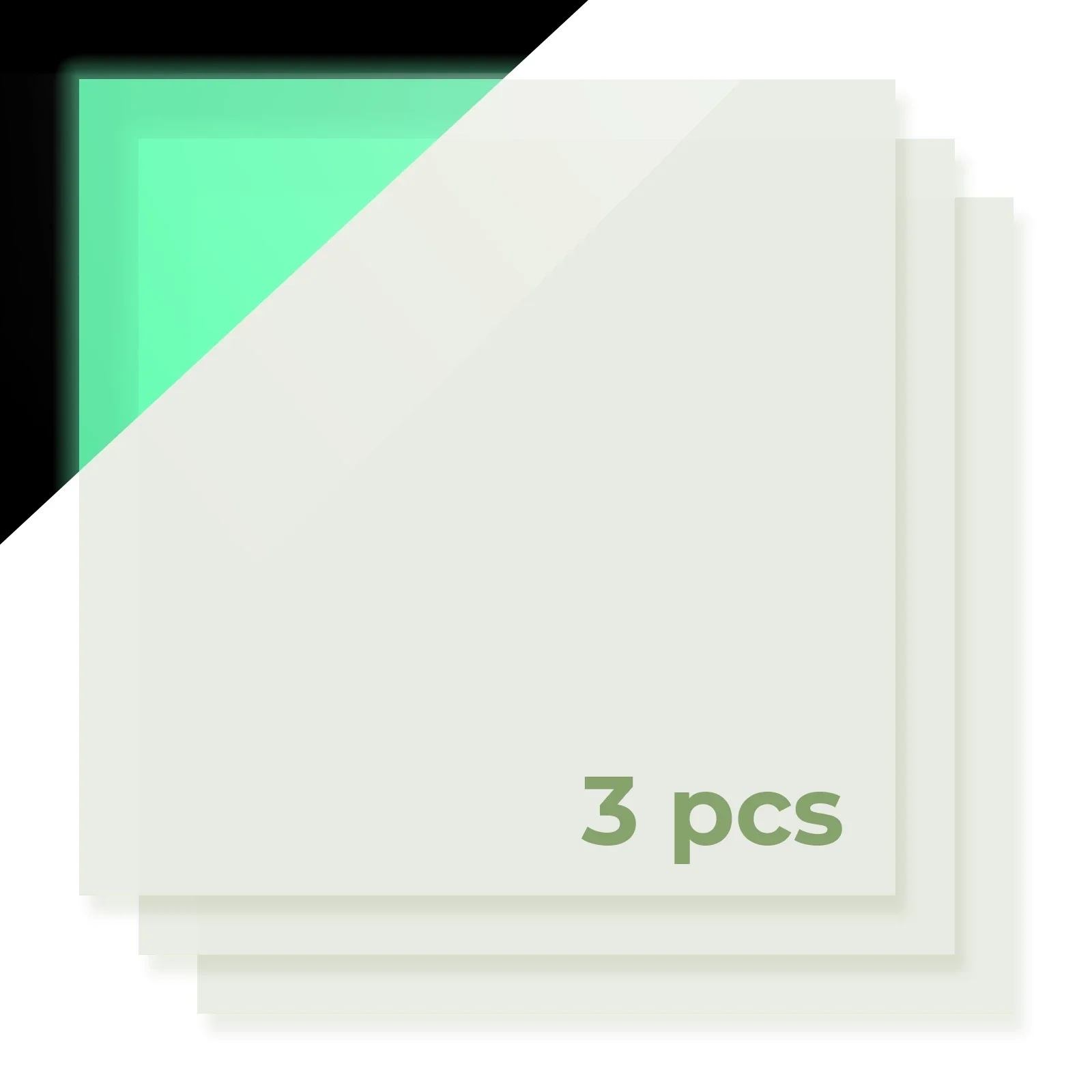 1/8" Glow in the Dark Acrylic Plexiglass Sheet (3pcs) - Image 15
