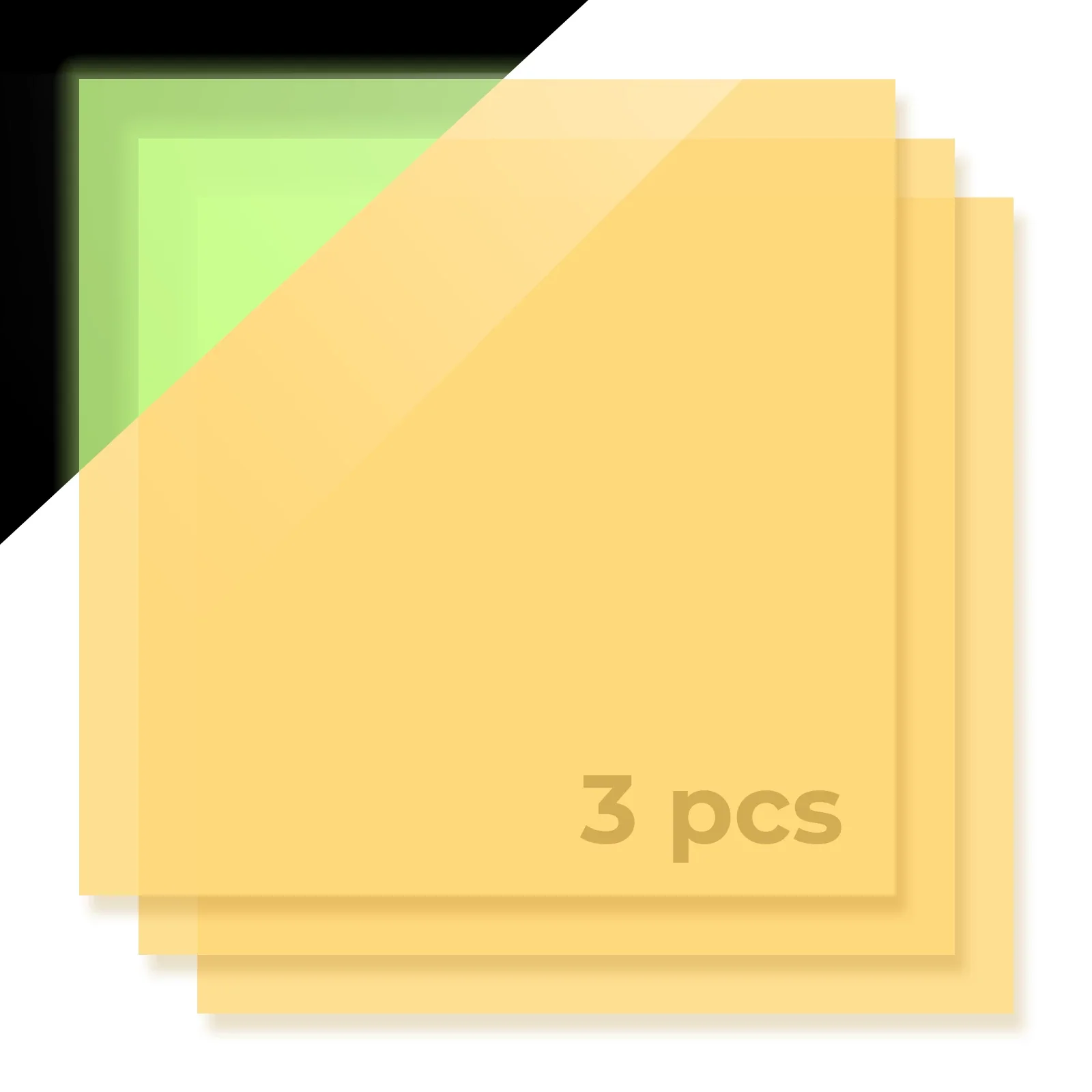 1/8" Glow in the Dark Acrylic Plexiglass Sheet (3pcs) - Image 18