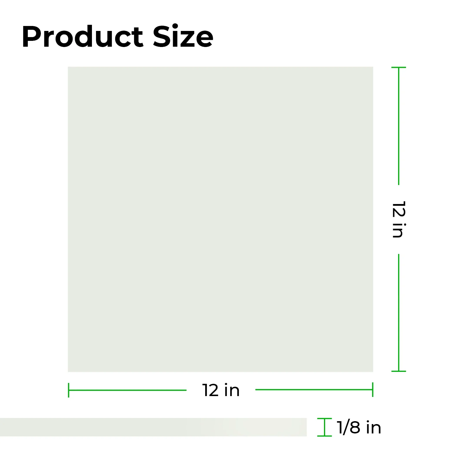 1/8" Glow in the Dark Acrylic Plexiglass Sheet (3pcs) - Image 7