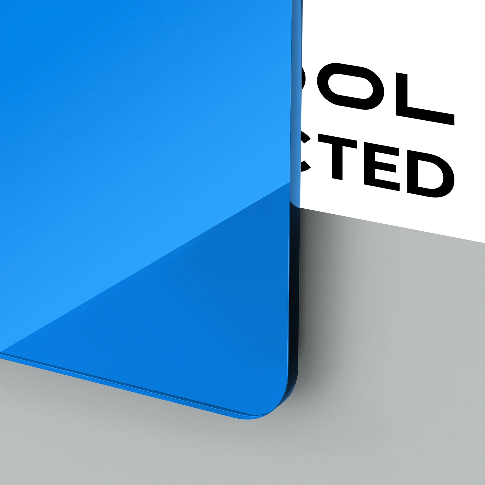 1/8" Light Blue Mirror Acrylic Sheet Plexiglass (5pcs) - Image 7