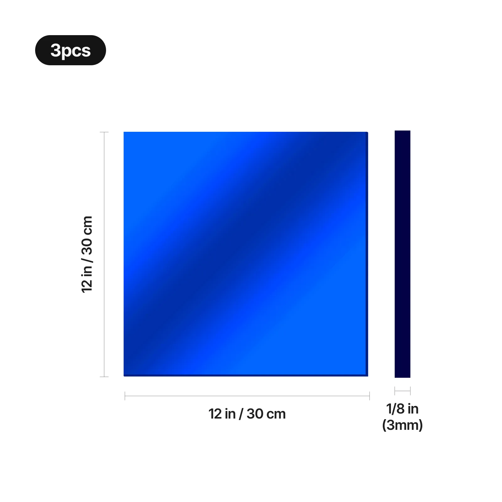 1/8" Mirror Acrylic Plexiglass Sheet - Image 17