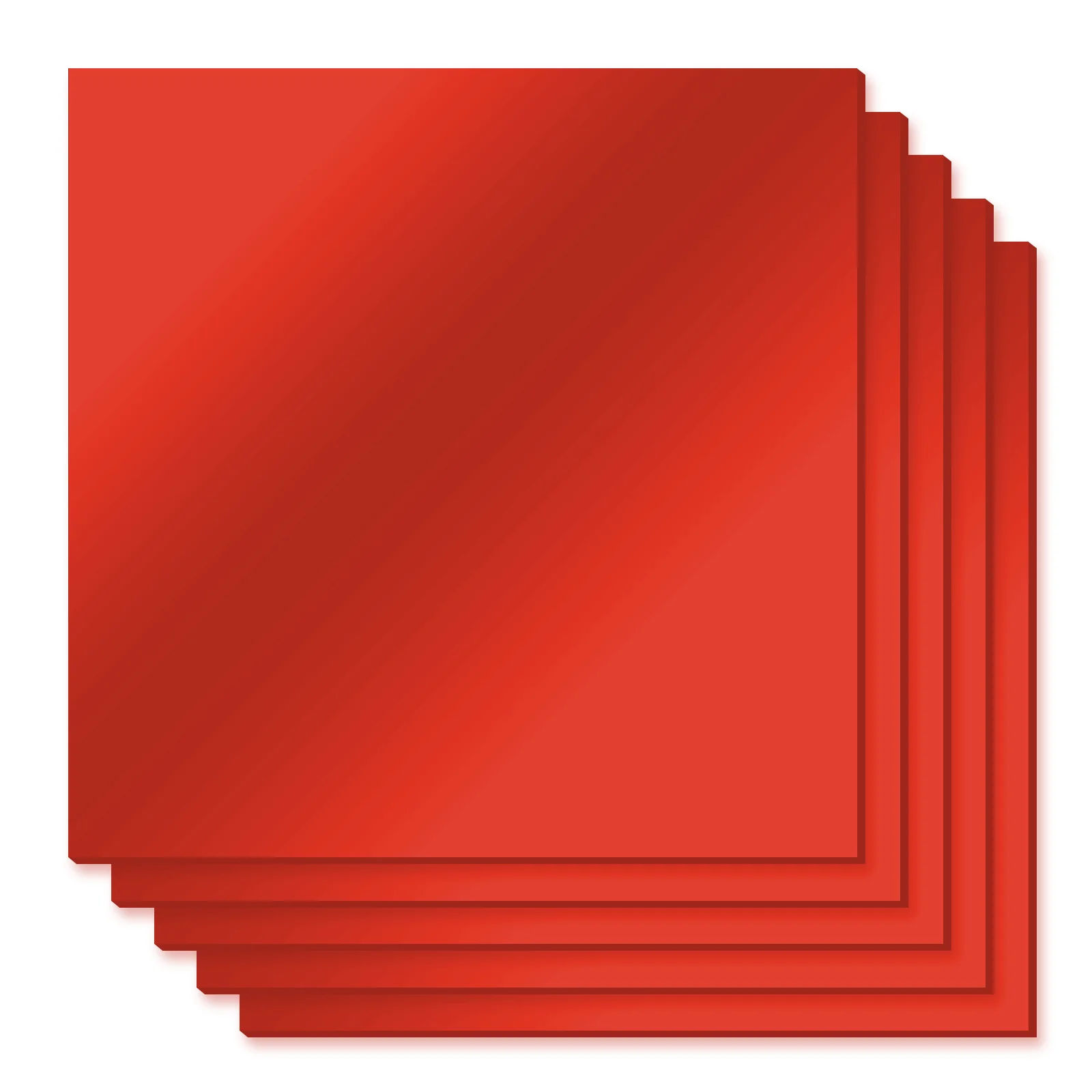 1/8" Pale Red Mirror Acrylic Sheet (5pcs) - Image 4