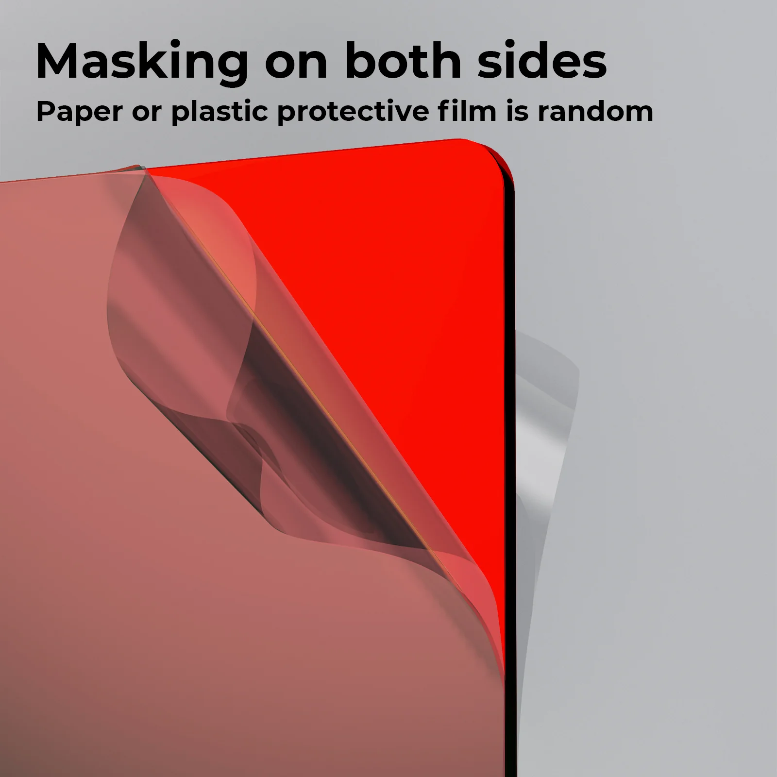 1/8" Pale Red Mirror Acrylic Sheet (5pcs) - Image 5