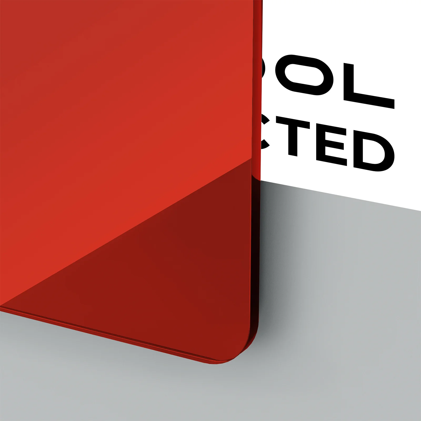 1/8" Pale Red Mirror Acrylic Sheet (5pcs) - Image 6