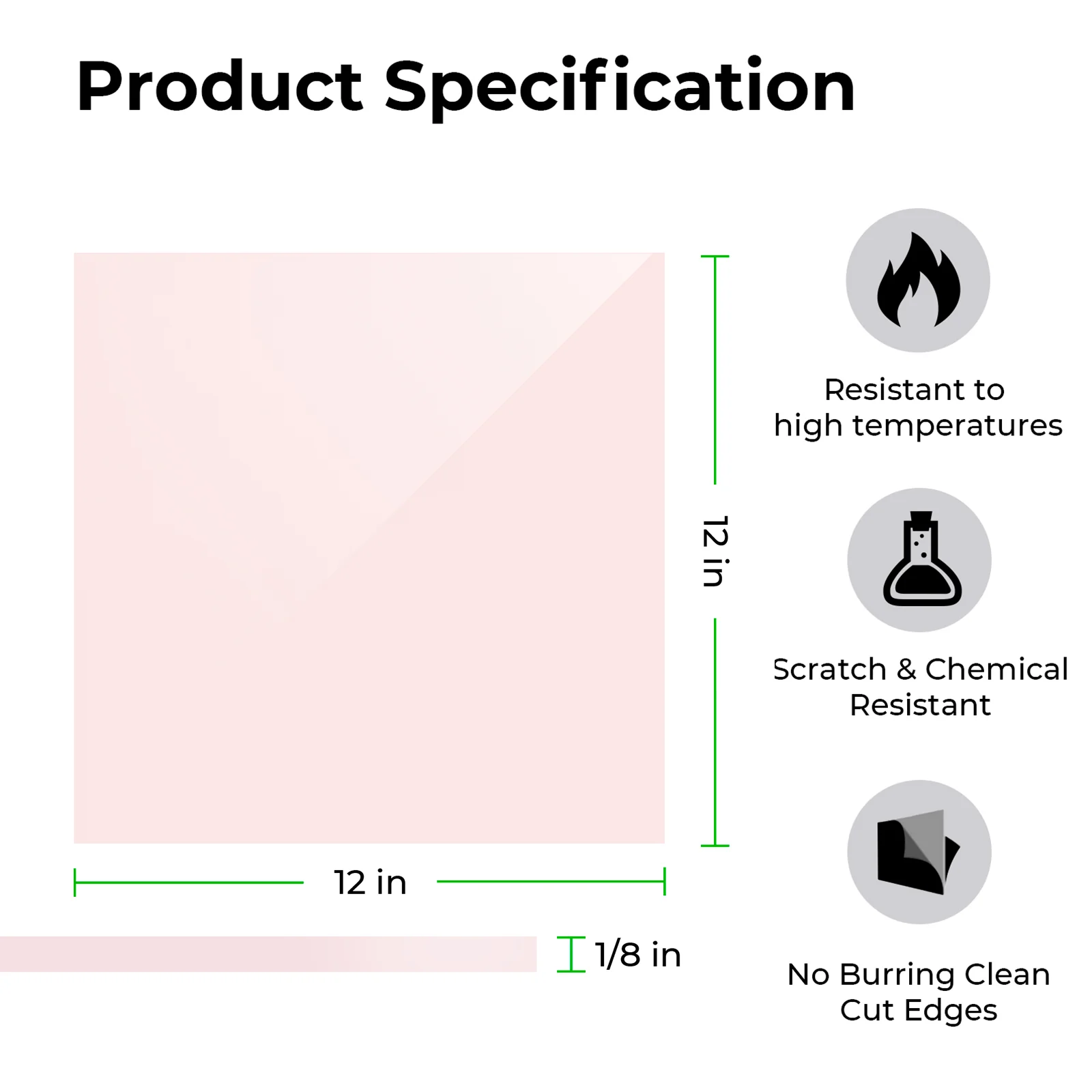 1/8" Pastel Acrylic Plexiglass Sheet (3pcs) - Image 14