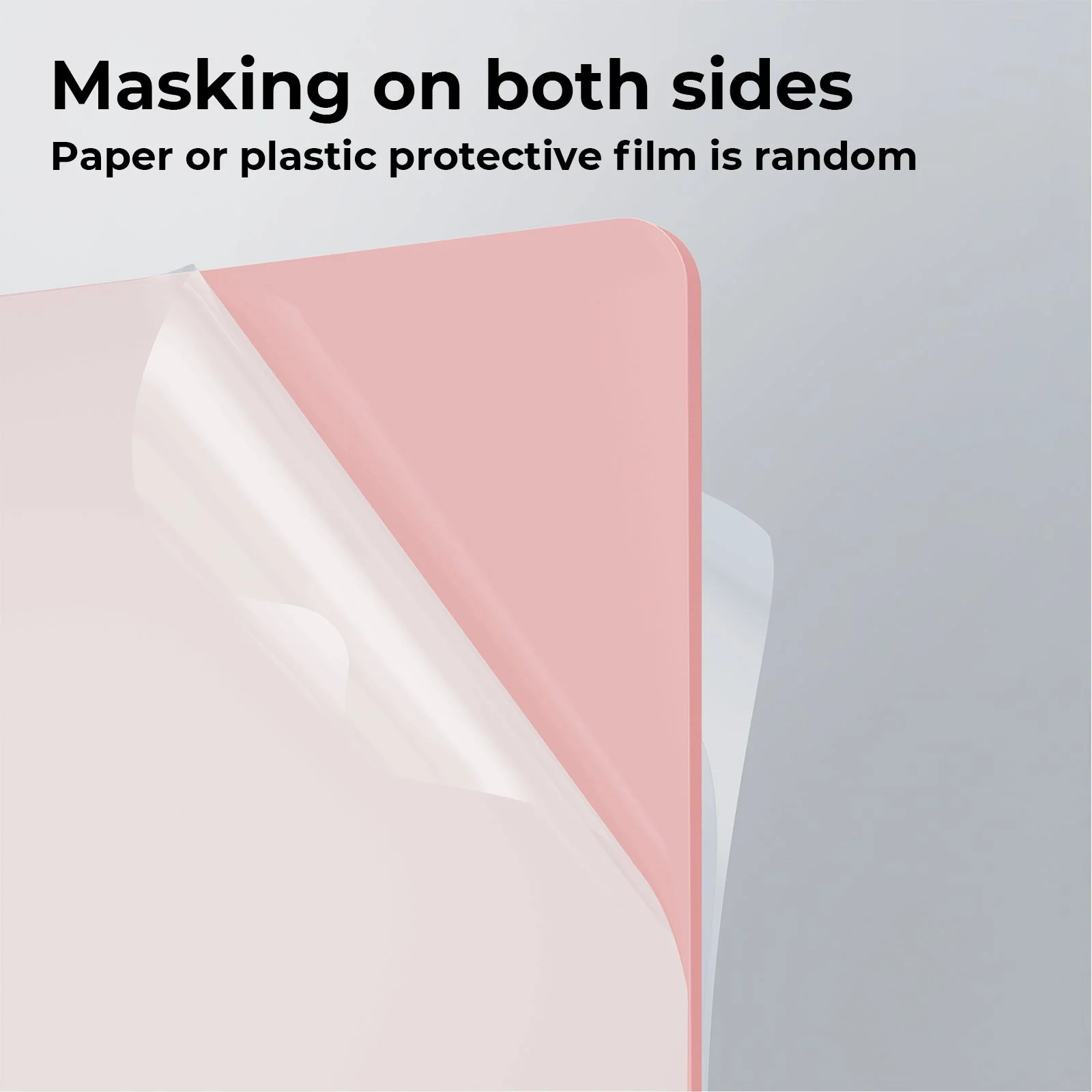 1/8" Pastel Peachy Orange Acrylic Sheet Plexiglass (3pcs) - Image 4