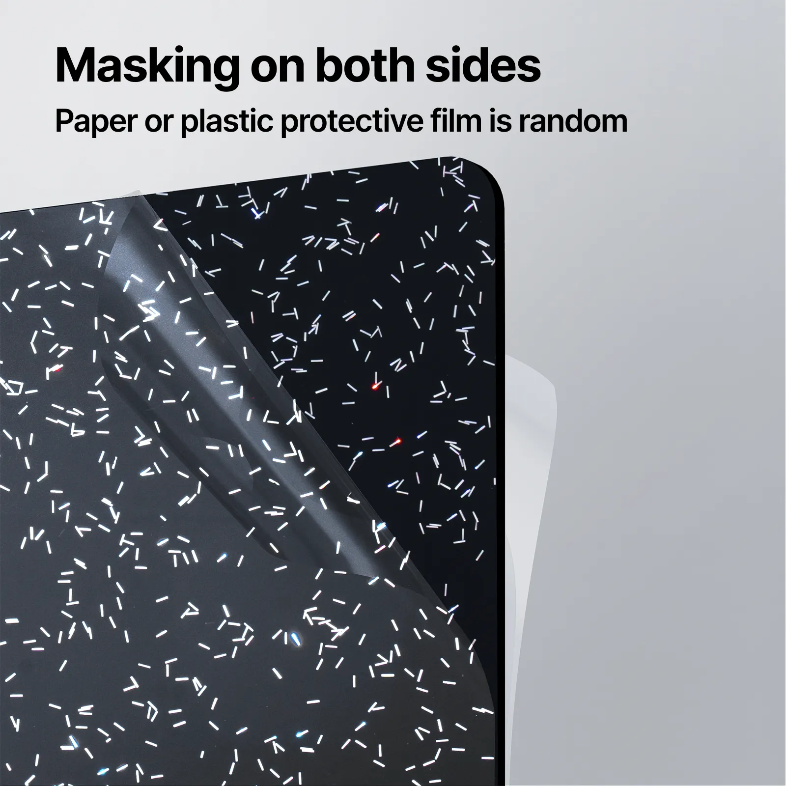 1/8" Sprinkles Glitter Black Acrylic Sheets (3pcs) - Image 4