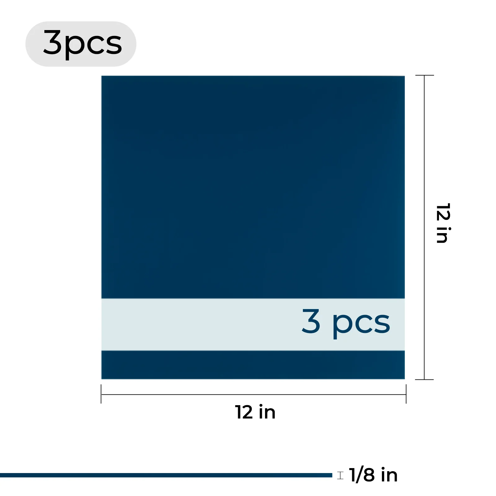 1/8" Two-Tone Glossy Acrylic Sheet Plexiglass (3pcs) - Image 31