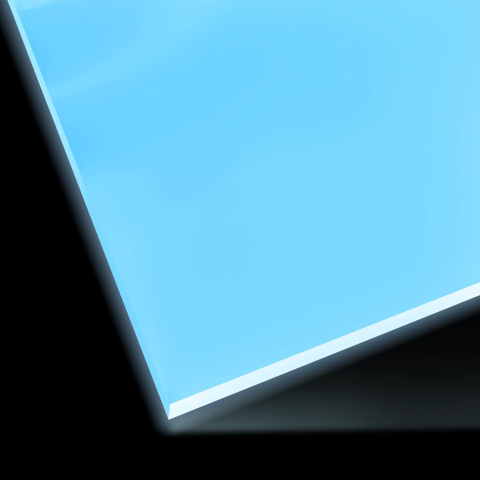 1/8" White Glow in the Dark Acrylic Sheet Plexiglass (3pcs) - Image 3