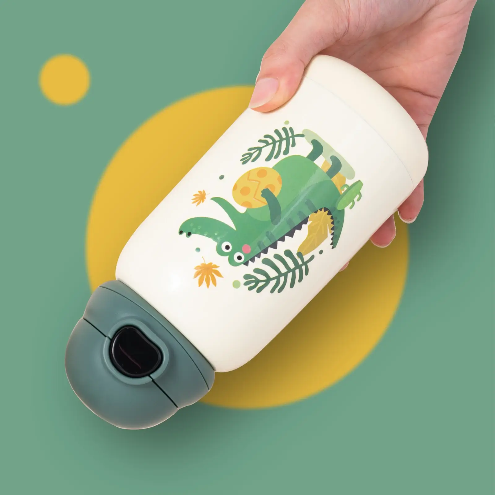 20oz Cute Water Bottle with LED Temperature Display - Image 9