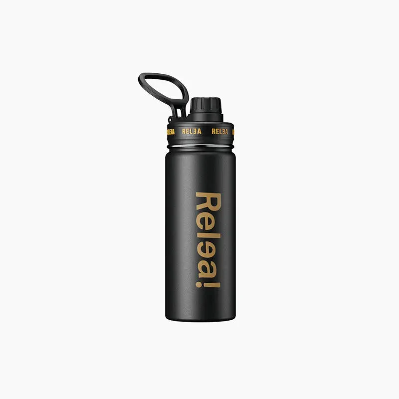 20oz Stainless Steel Water Bottle with Spout Lids - Image 8