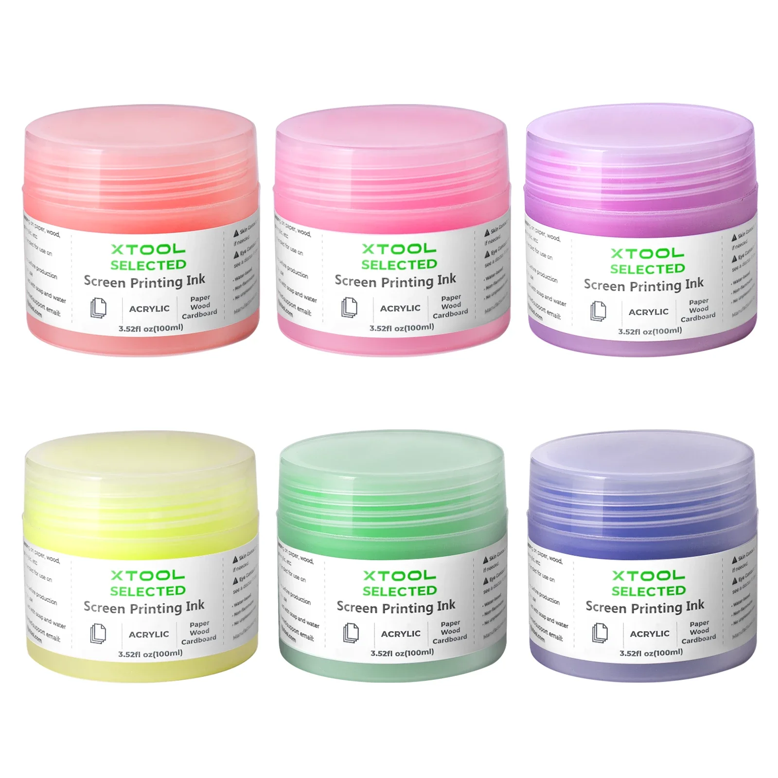 Acrylic Screen Printing Ink Set (6 Colors) - Image 7