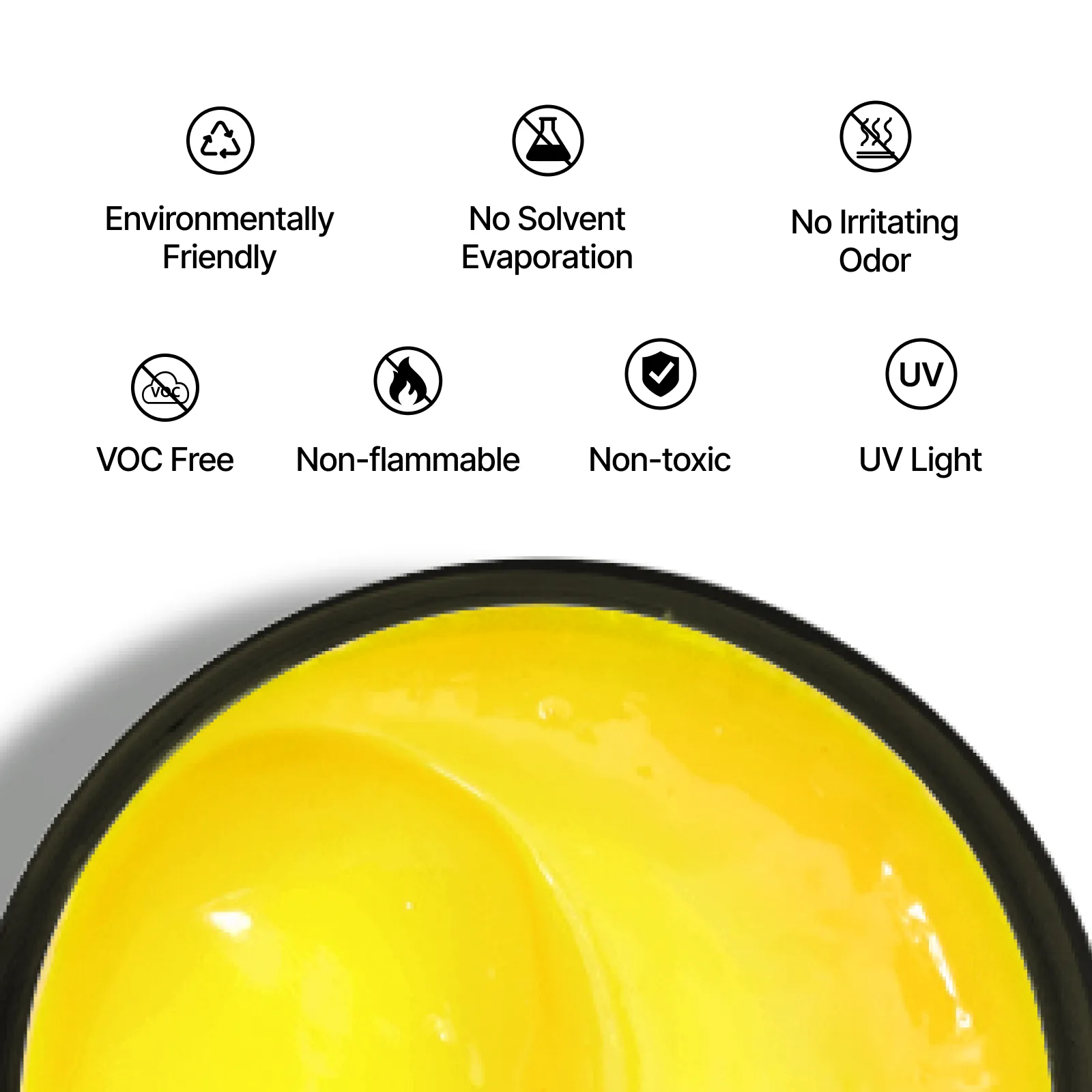 Basic Color UV Screen Printing Ink Set (6 Colors) - Image 4