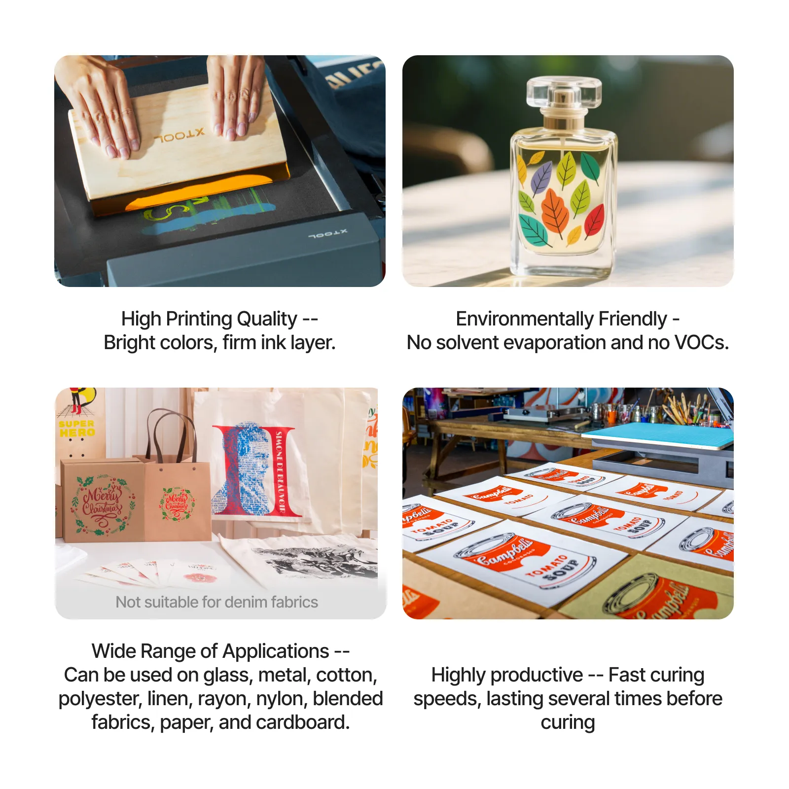 Basic Color UV Screen Printing Ink Set (6 Colors) - Image 5