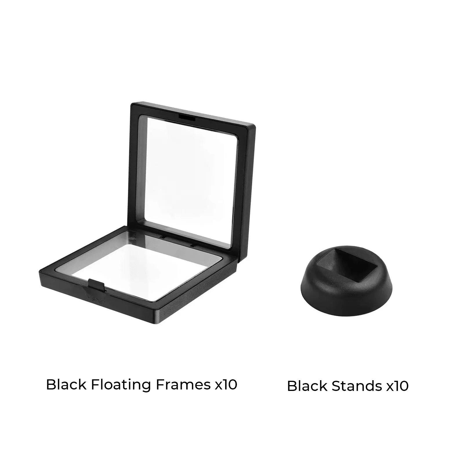 Black Floating Frame with Stand (10pcs) - Image 4