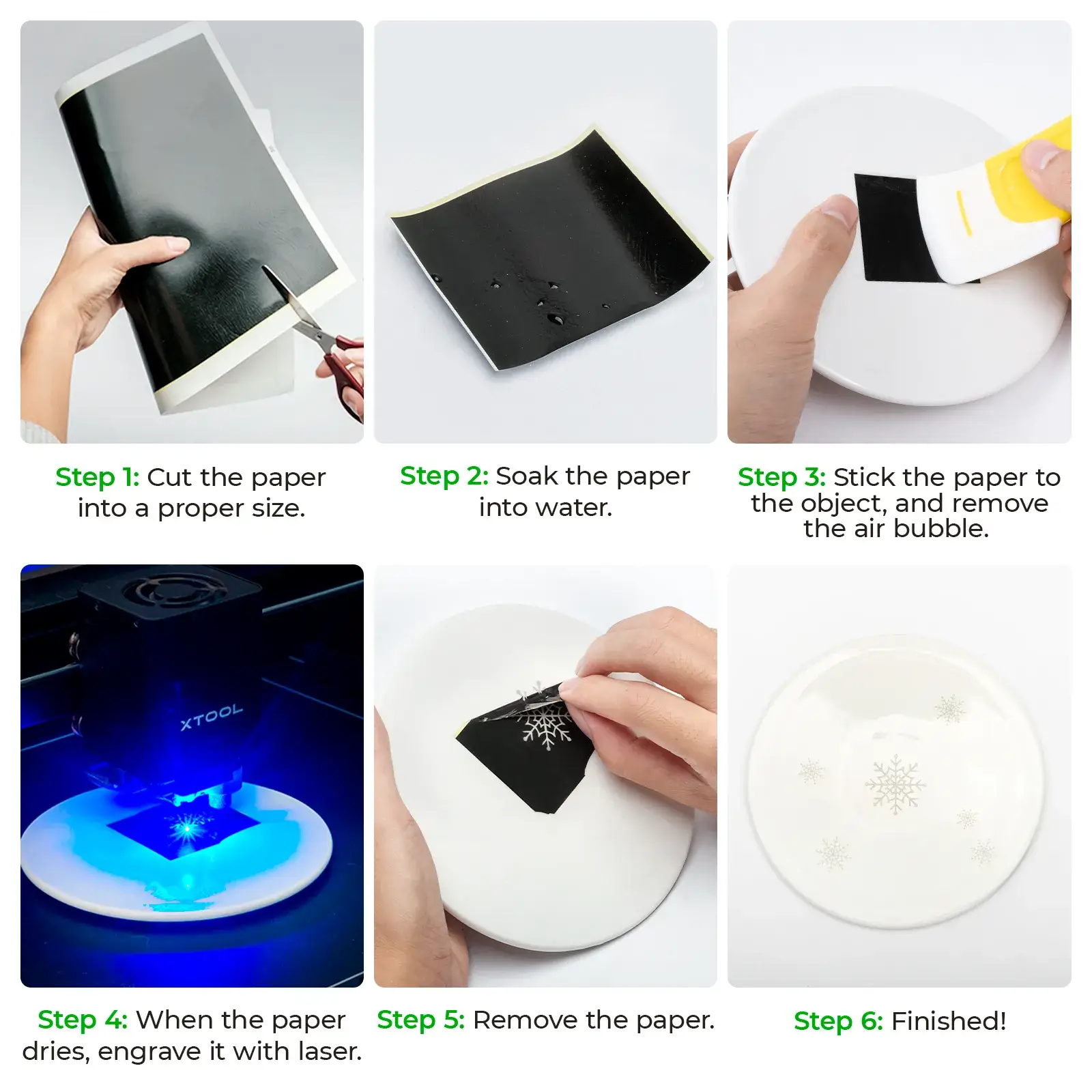 Laser Engraving Marking Paper (4pcs) - Image 5