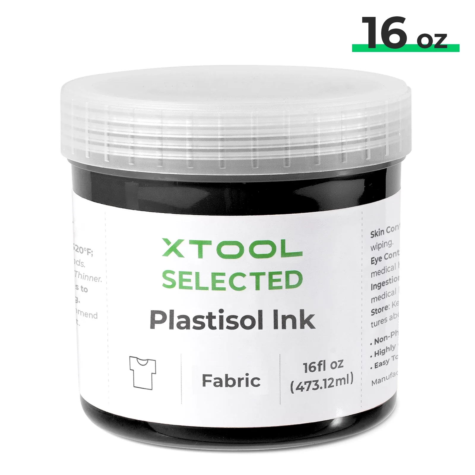 Plastisol Ink for Screen Printing Fabric (16oz) - Image 7