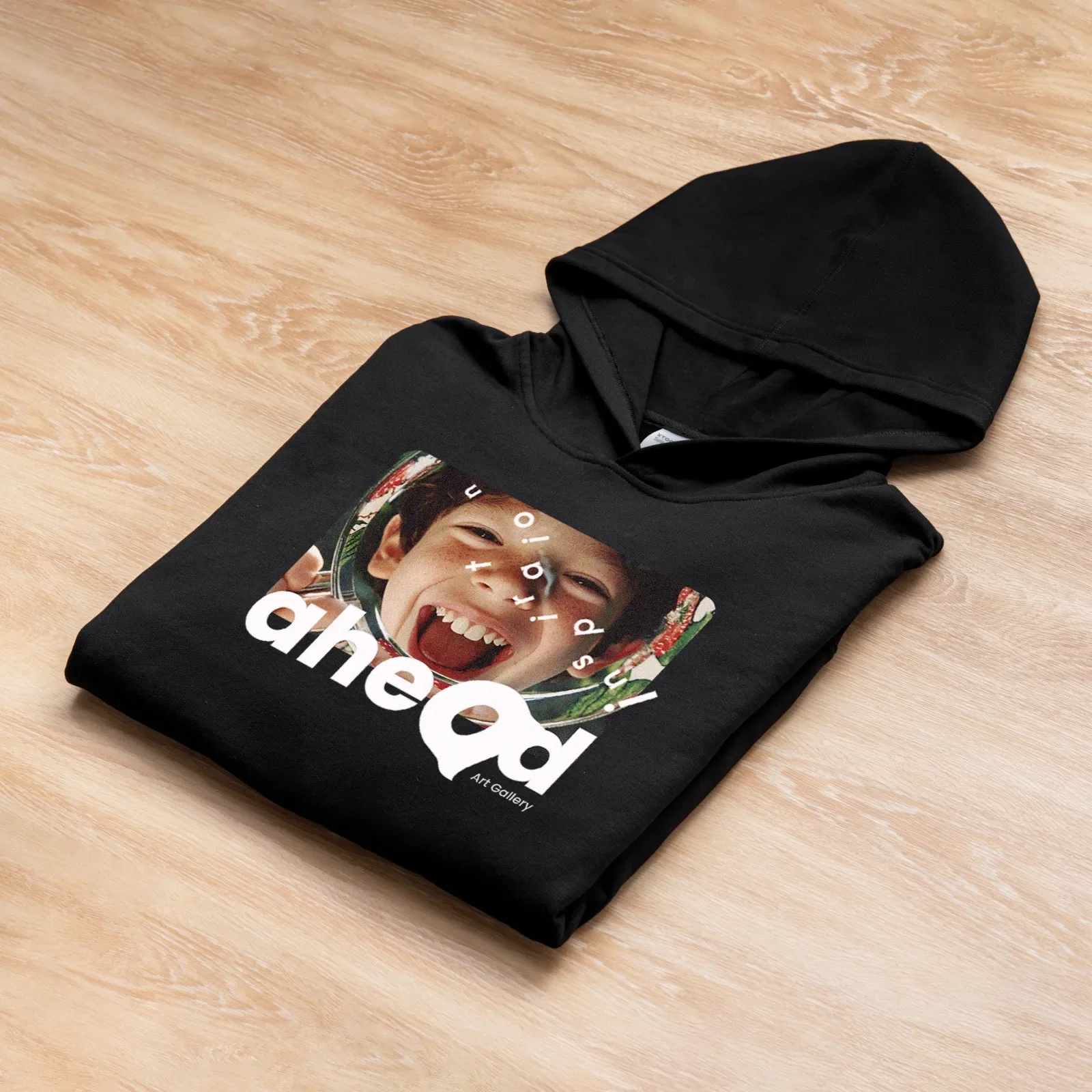 Black Premium Heavyweight Pima Cotton Hoodie - Image 2