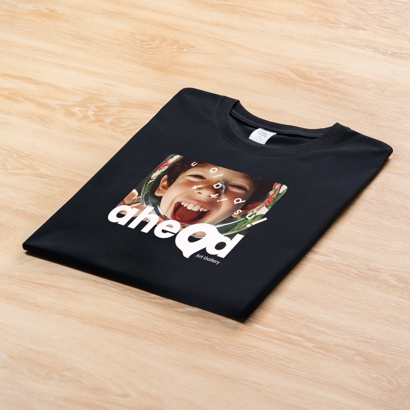 Black Stain-Resistant Pima Cotton T-Shirt - Image 2