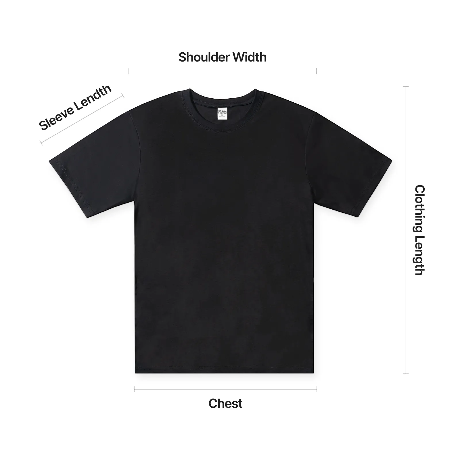 Black Stain-Resistant Pima Cotton T-Shirt - Image 9