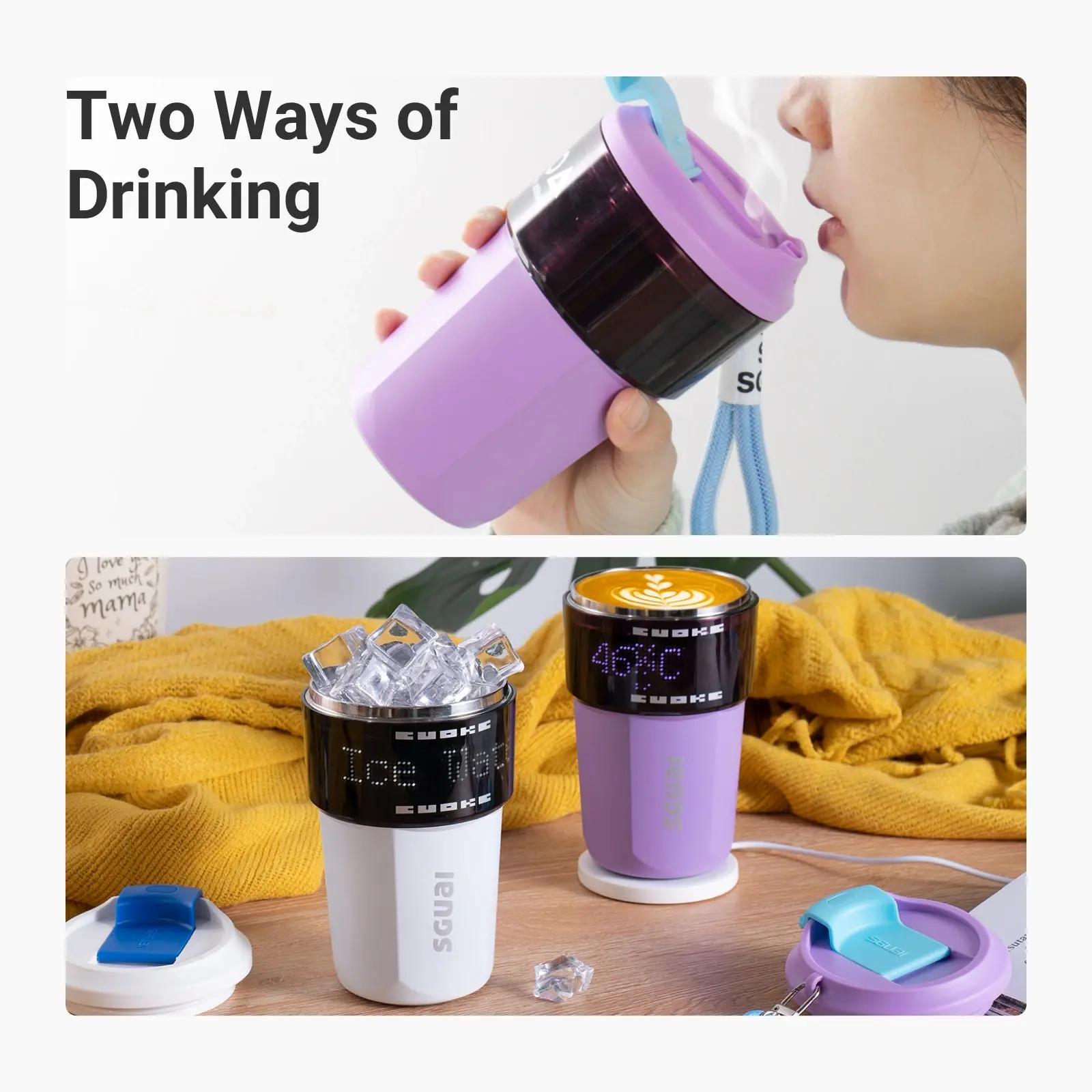 Custom Smart Reusable Insulated Iced Coffee Cup - Image 3
