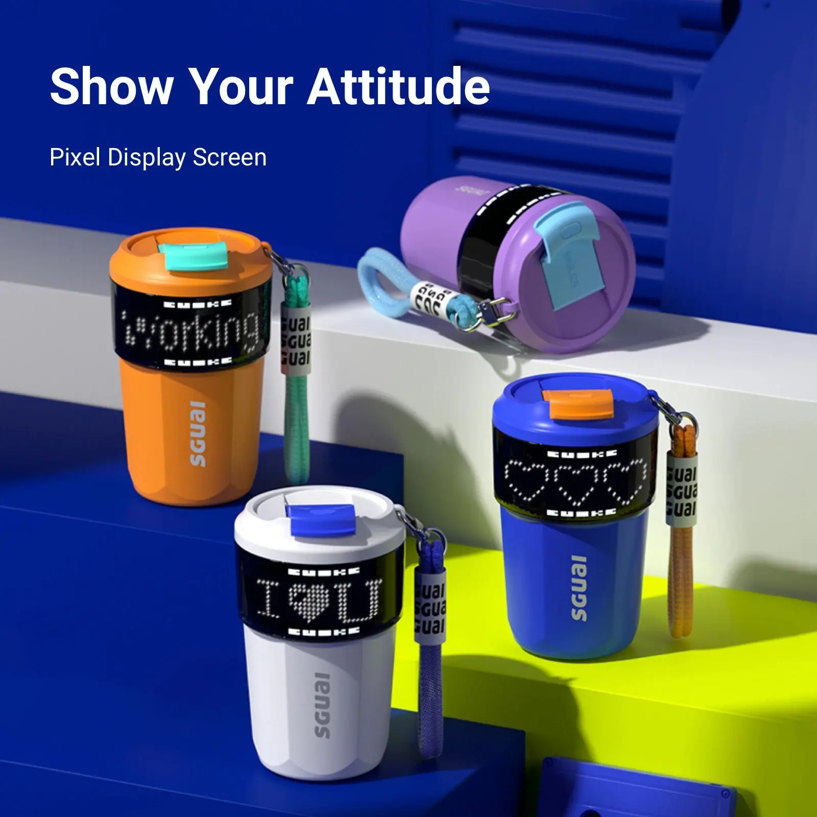 Custom Smart Reusable Insulated Iced Coffee Cup - Image 7