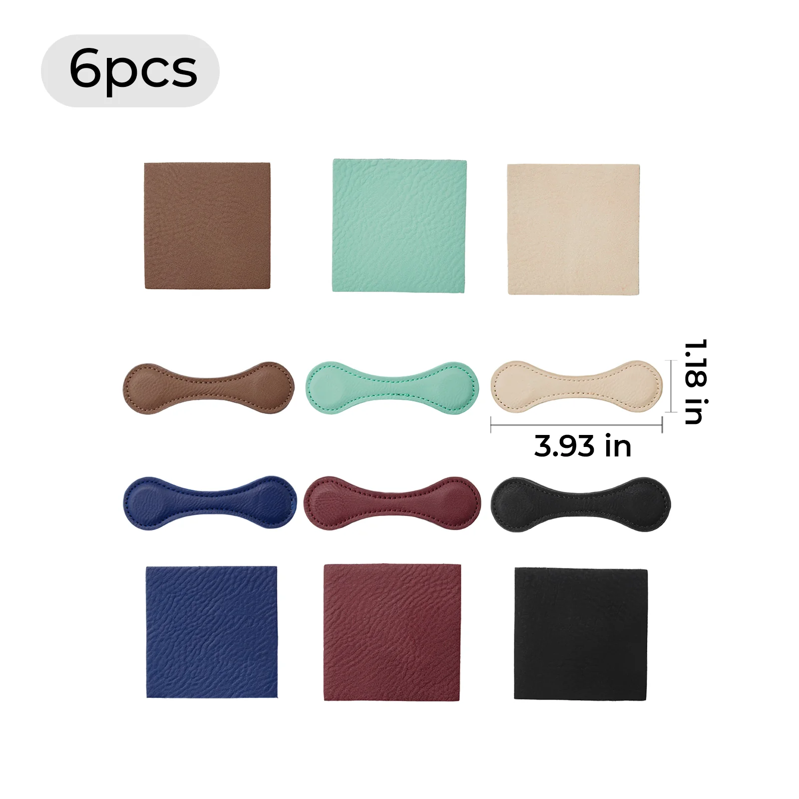 Laserable PU Mixed Color Magnetic Bookmark (6pcs) - Image 3