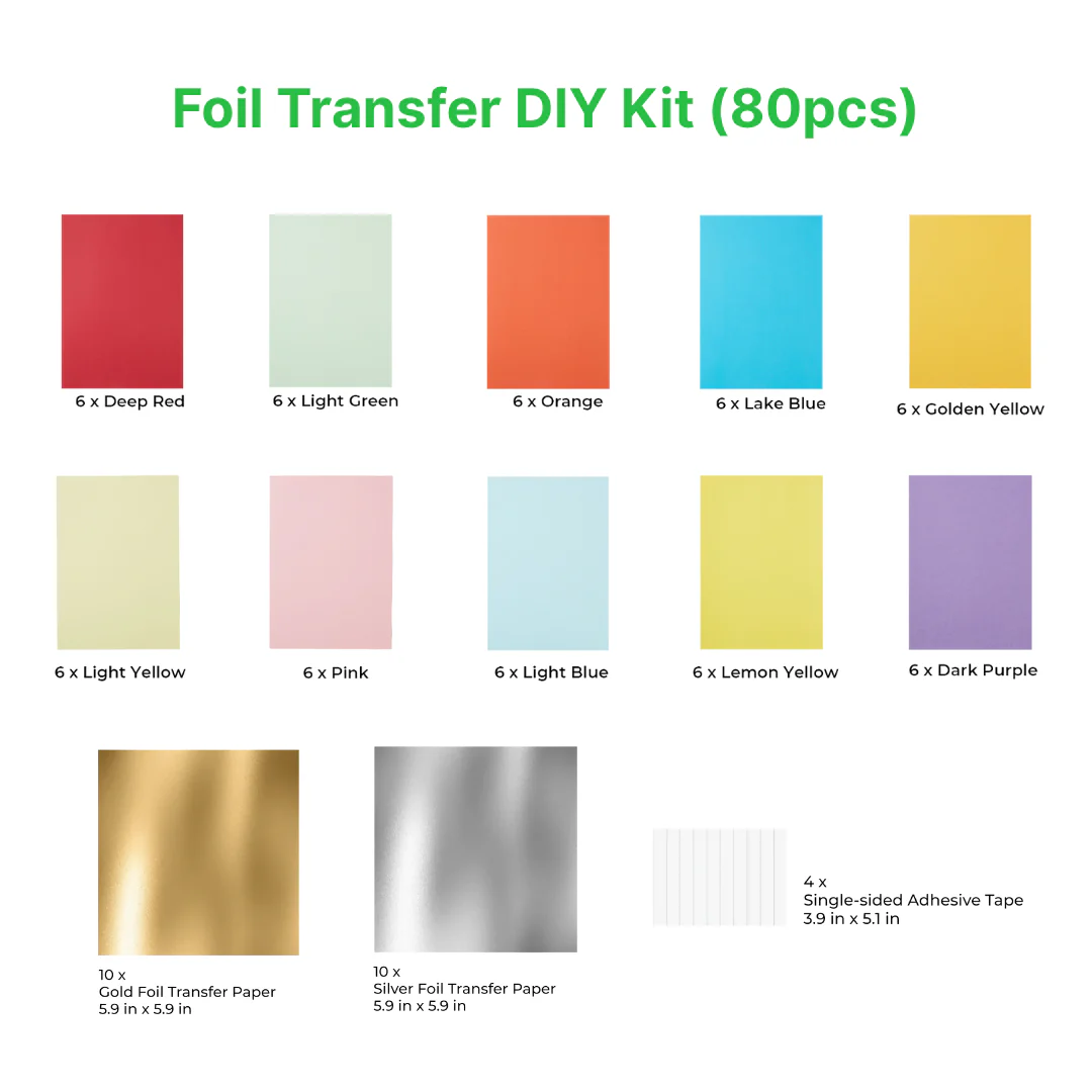 Foil Transfer DIY Kit (80pcs) - Image 3