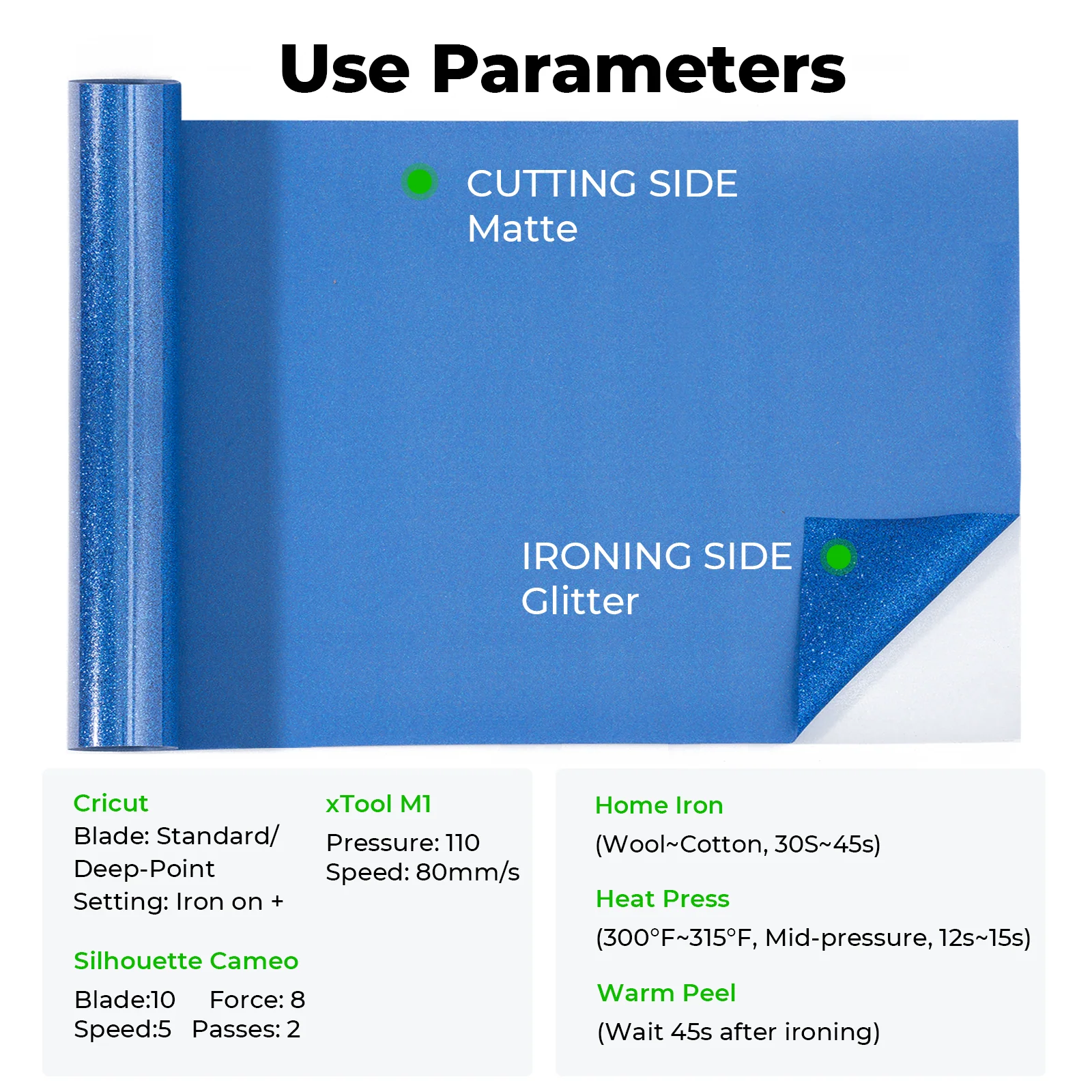 Glitter HTV Heat Transfer Vinyl Roll - Image 7