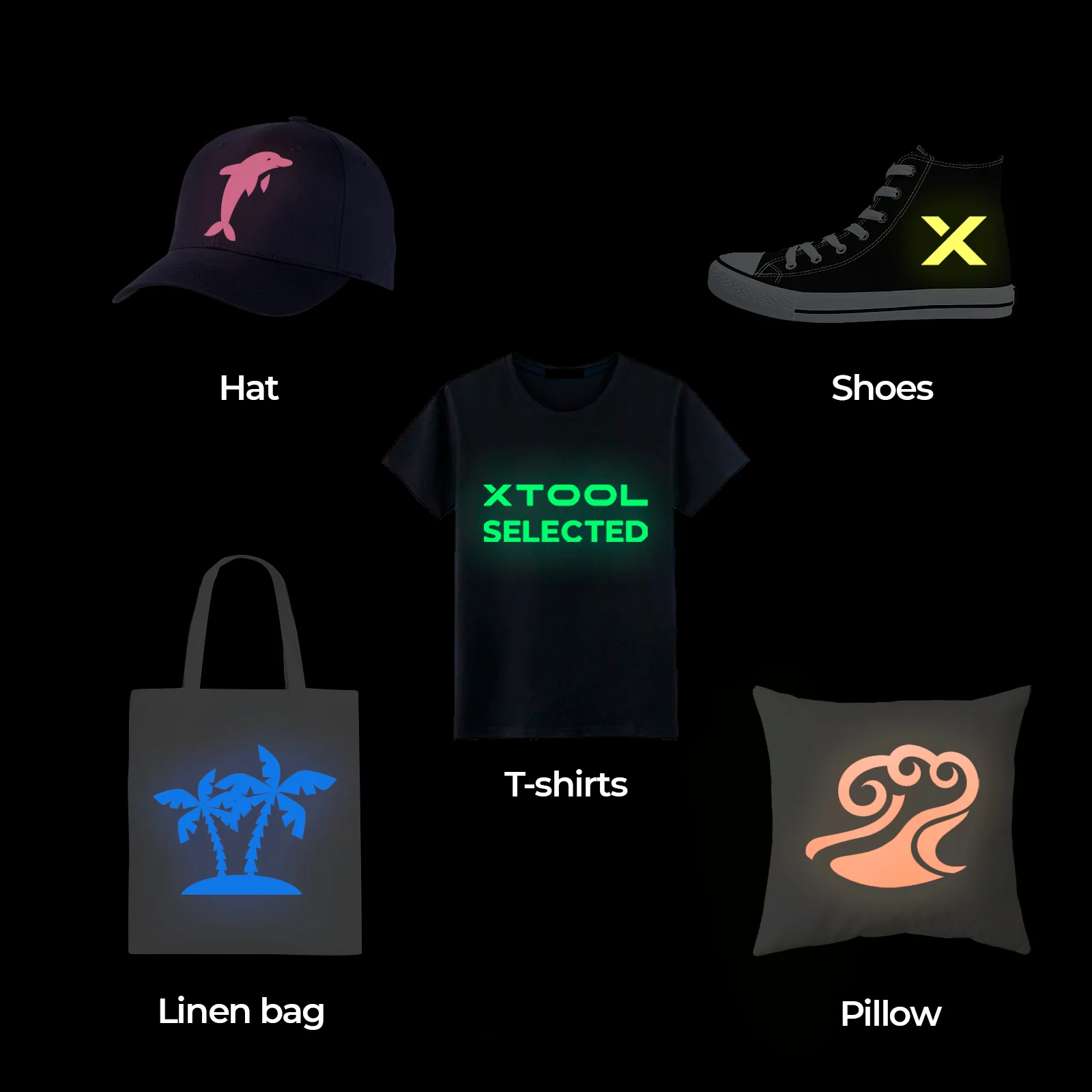 Glow in the Dark PU Heat Transfer Vinyl (20pcs) - Image 6