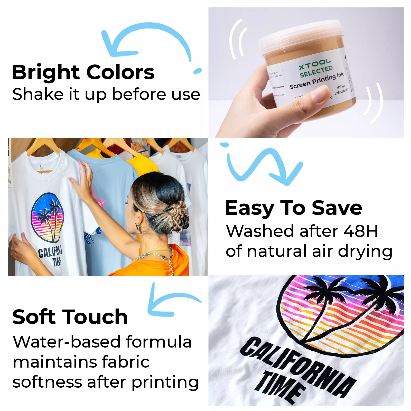 Glow in The Dark Screen Printing Ink (8oz) - Image 4