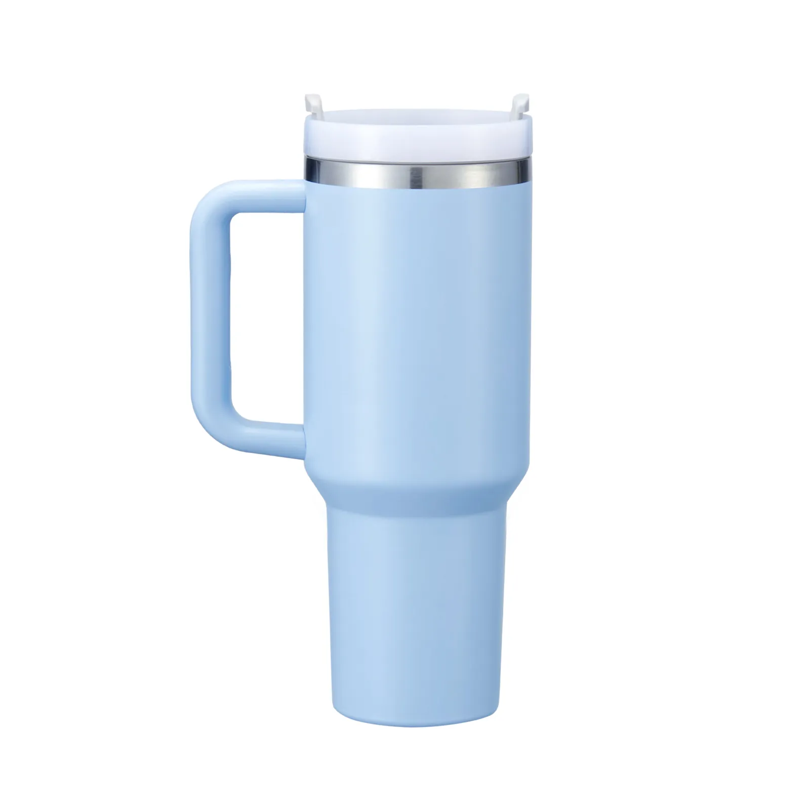 40oz Glow in the Dark Stainless Steel Tumbler with Handle - Image 3