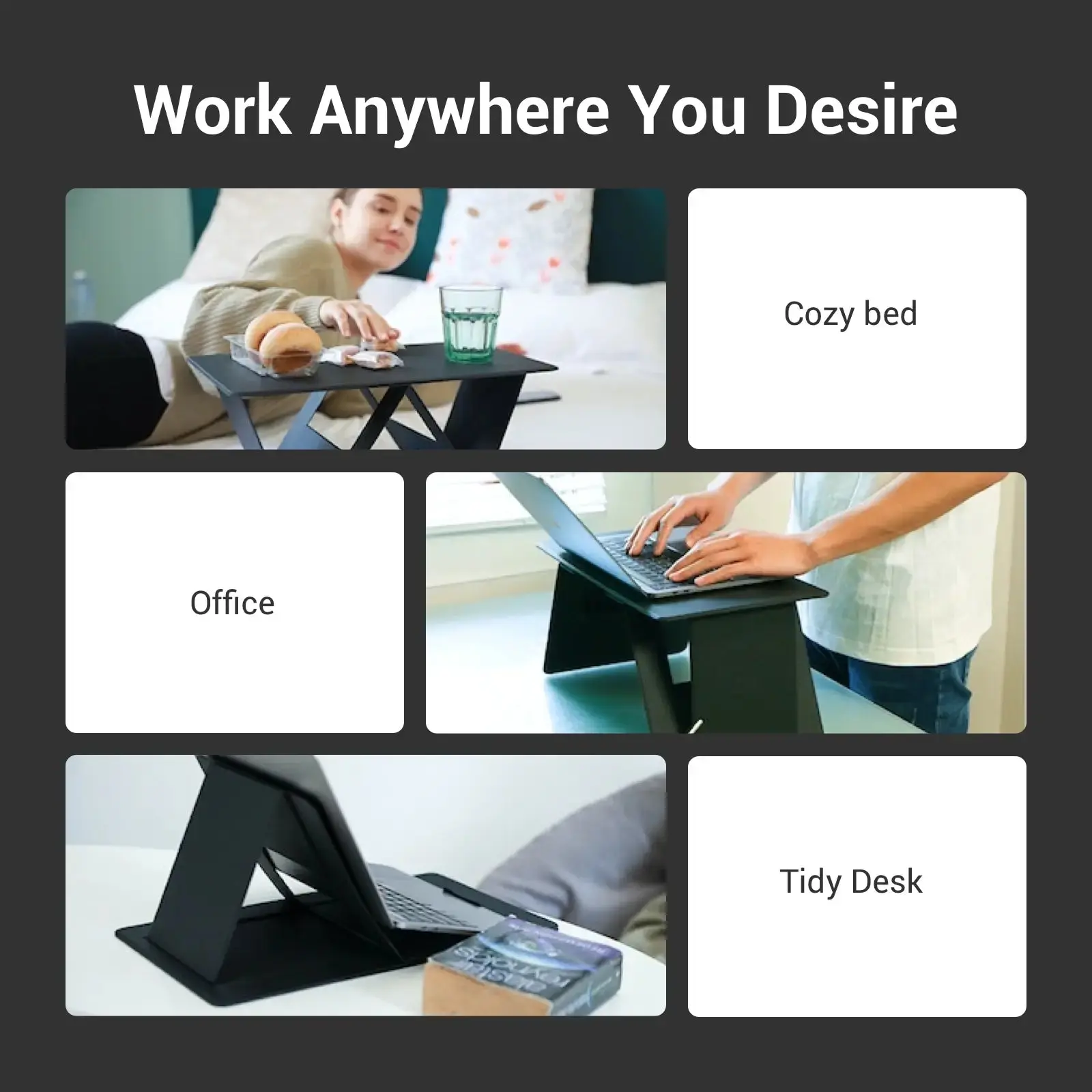 iSwift™ Paper-Thin Laptop Table For Bed - Image 9