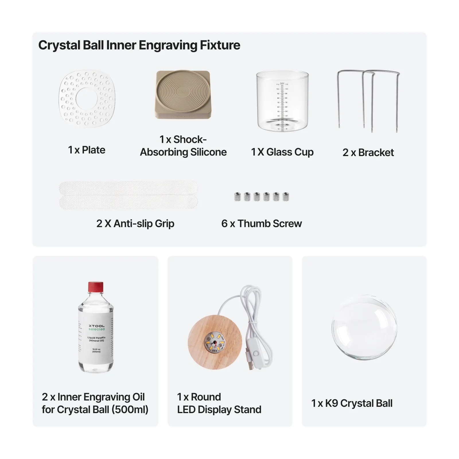 K9 Crystal Ball Inner Engraved Kit - Image 3