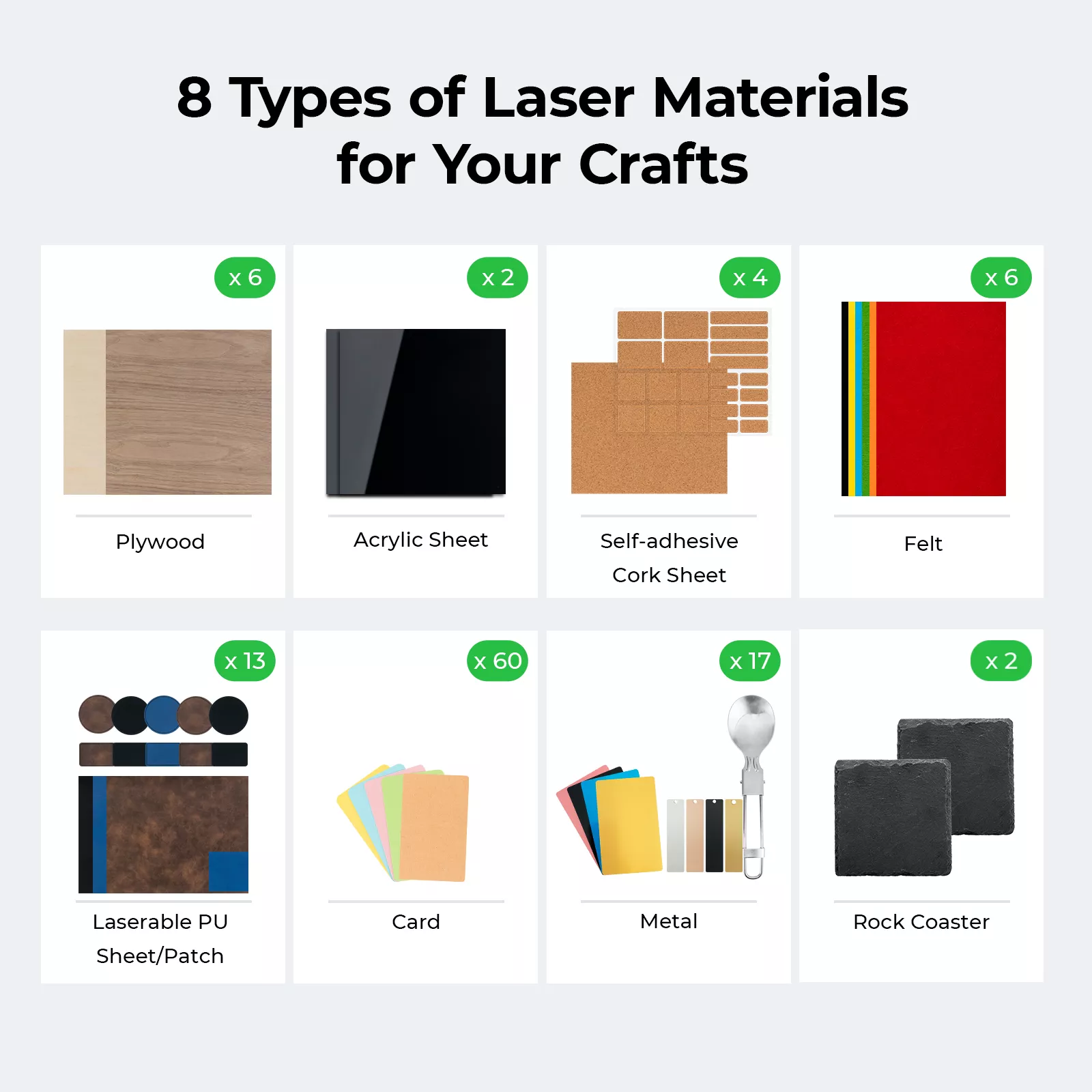 Laser Material Explore Kit (111pcs) - Image 4