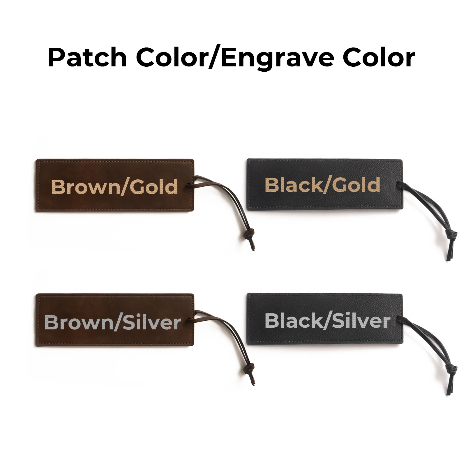 Laserable PU Patch Bookmarks (4pcs) - Image 4