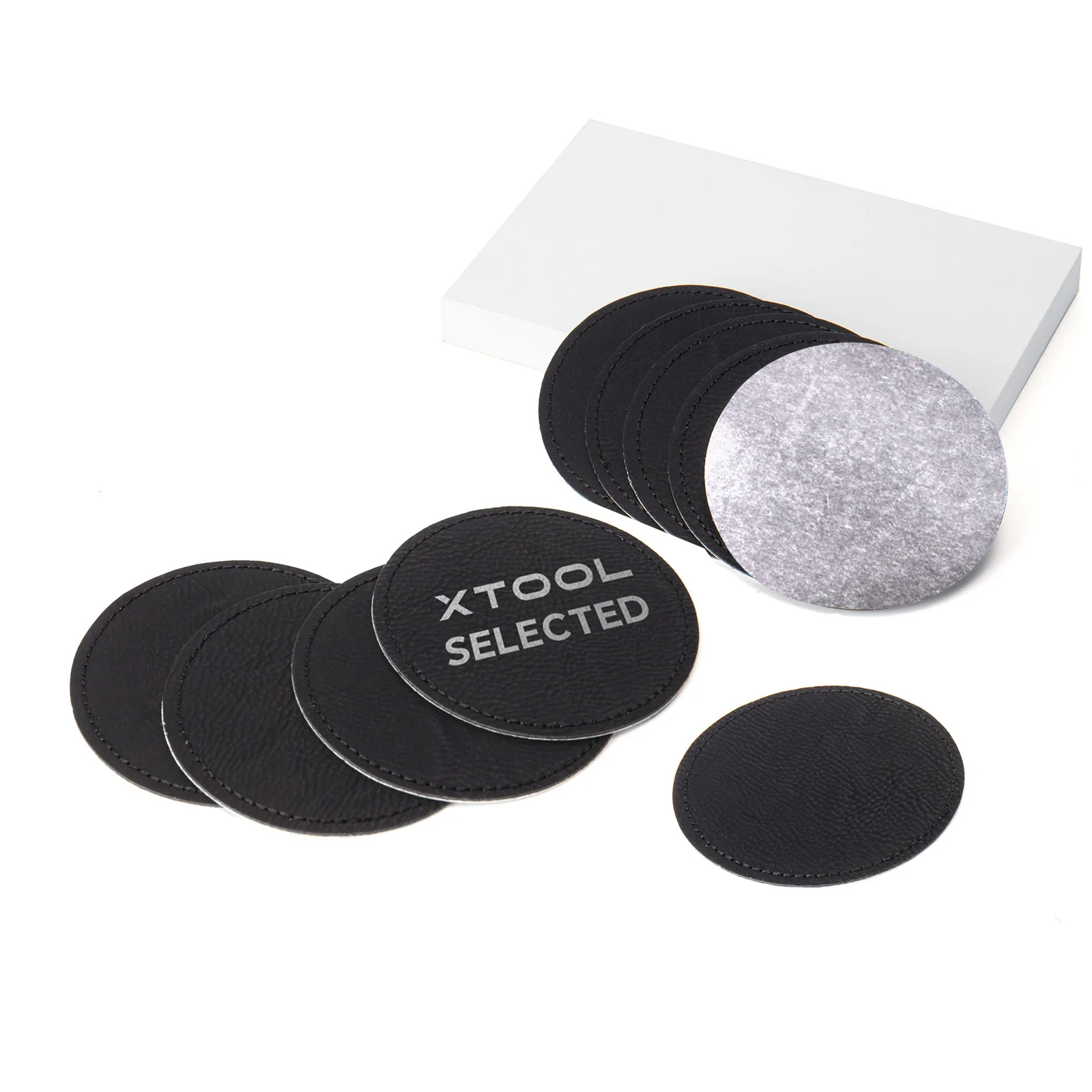 Round Laserable PU Iron-on Patch (10pcs) - Image 11