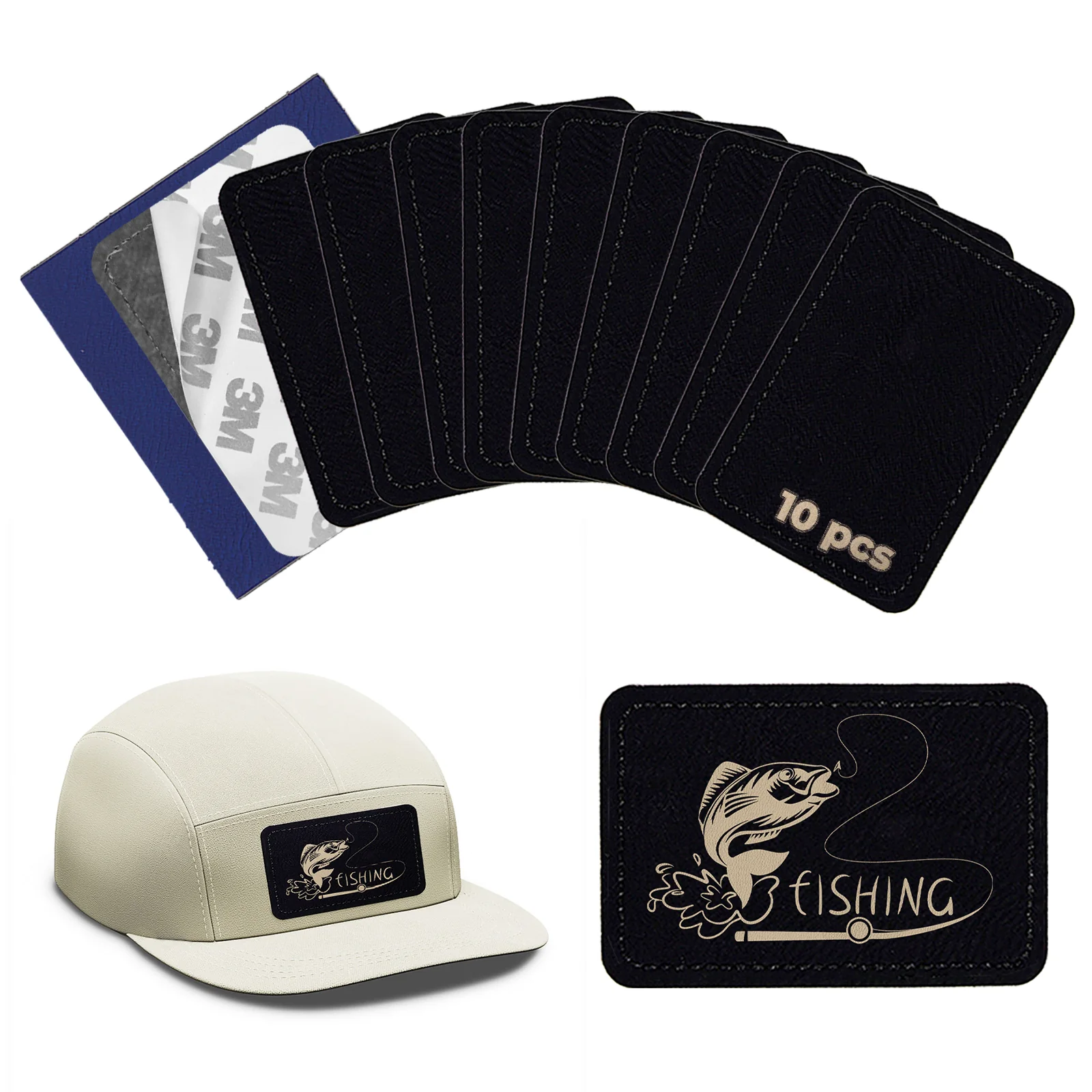 Laserable PU Rectangular Patch (10pcs) - Image 15