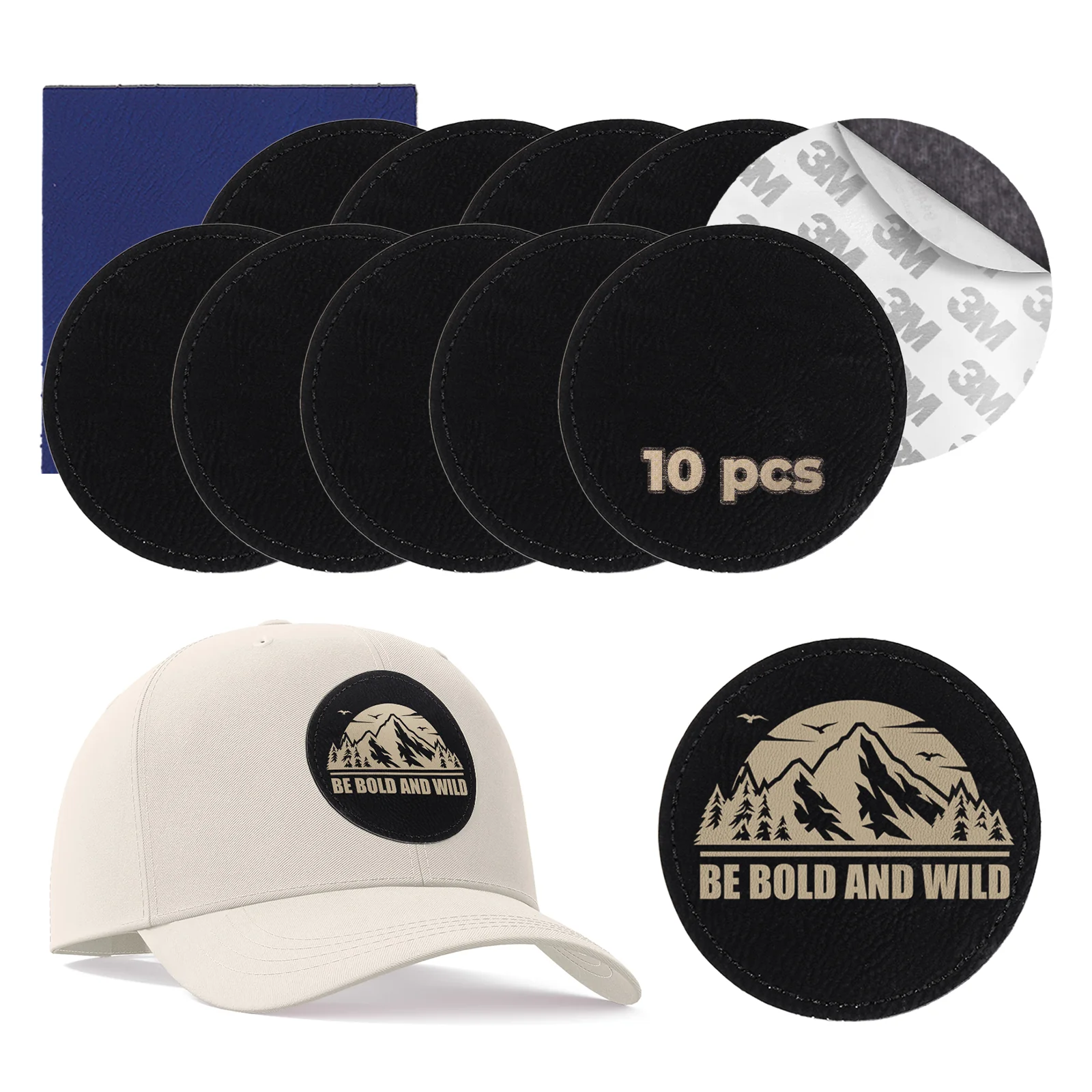 Laserable PU Round Patch (10pcs) - Image 9