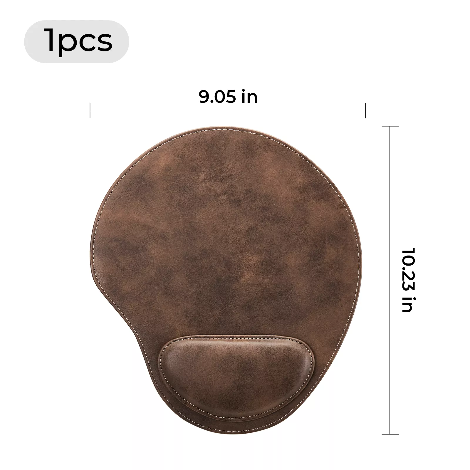 Laserable PU Mouse Pad with Wrist Support - Image 3